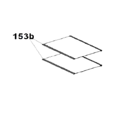 Clayette en verre Réfrigérateur congélateur (49129325 0070002143 HAIER)