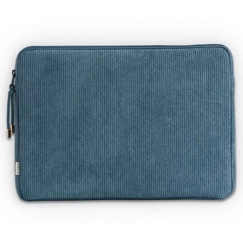 Selencia Pochette ordinateur Corduroy 15-16 pouces Slate Blue