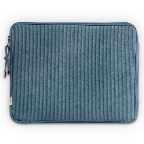 Selencia Pochette ordinateur Corduroy 13-14 pouces Slate Blue