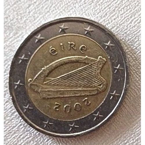 Piece 2 Euros Eire 2002. Harpe Celtique