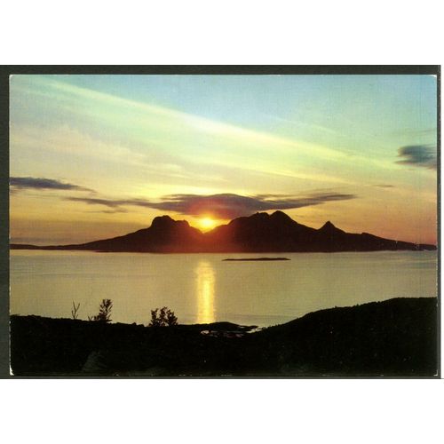 Carte Postale Norway, The Midnight Sun At Landego Midnattsol Over Landego
