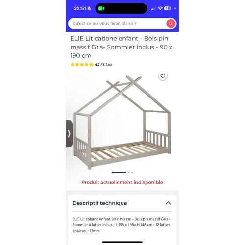 Lit Cabane 