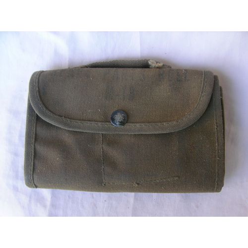 Ww2 Us Pochette Militaire Américaine Pour Kit Entretien Tool Rool M-13 (39-45)