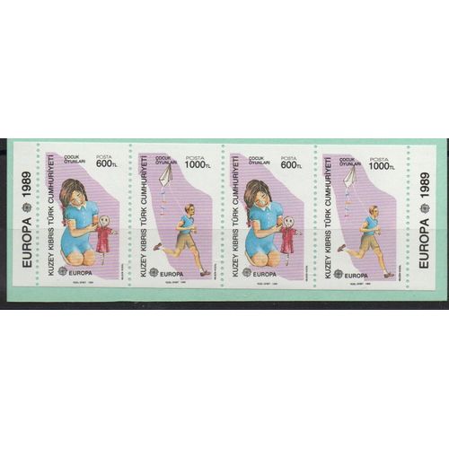 Chypre Turque Timbres Europa 1989