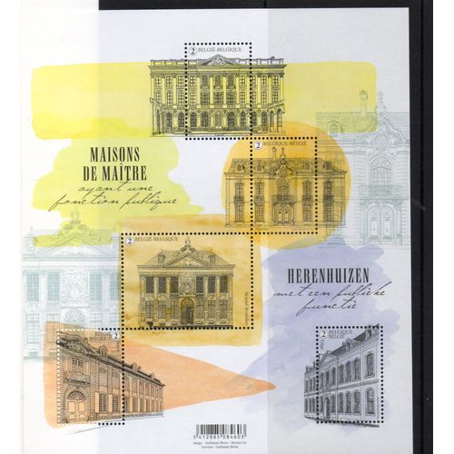 Belgique Timbre Les Maisons De Maîtres 2018