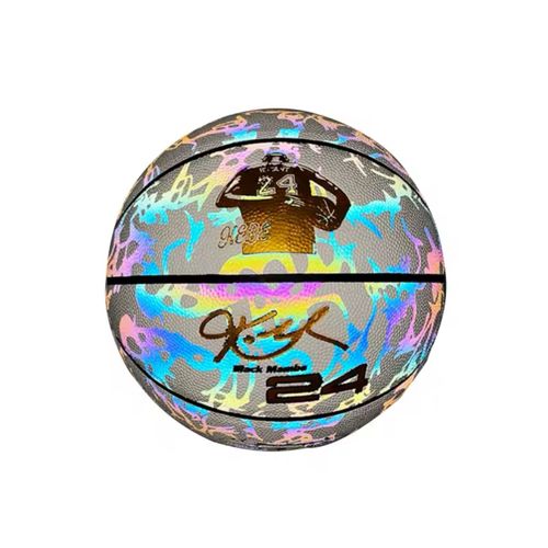 Lumiball- Ballon De Basket Blanc Noir/Fluo Édition Collector 