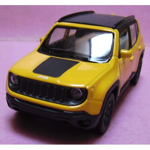 Jeep Renegade Trailhawk 2017 - Jaune - N° 43 736 --Welly