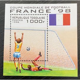 Bloc Togo 1996 Coupe Du Monde De Football' 98