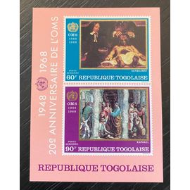 Bloc Feuillet Togo 1968 Y&T N° 31 - 20ème Anniversaire De L ' Oms