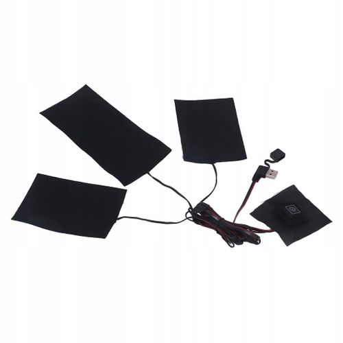 Coussin chauffant USB en fibre composite imperméable 3 pièces