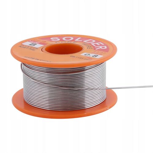 ÉTAIN À SOUDER 50G AVEC COLOPHANE ROULEAU 0,8MM