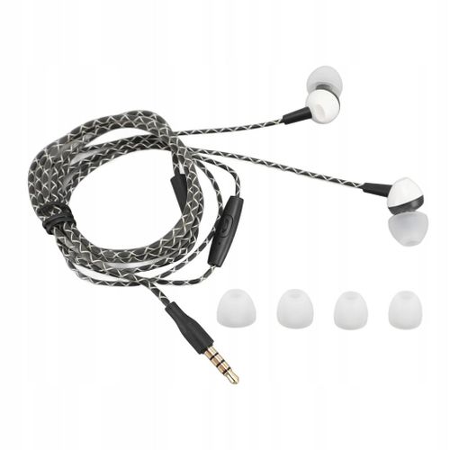Écouteurs filaires avec microphone, réduction du bruit des basses stéréo HD 8Z