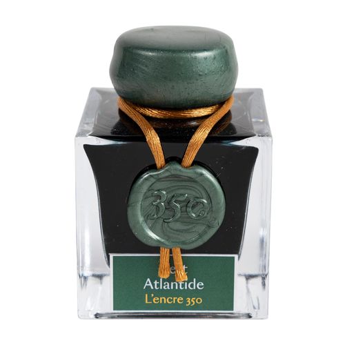 Encre Pour Calligraphie - Vert Atlantide - L'encre 350 - Herbin - Flacon 50ml