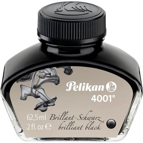 Pelikan Encre 4001 Dans Un Flacon En Verre, Noir