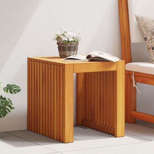 Vidaxl Table D'appoint De Jardin 43x36x40 Cm En Teck Massif