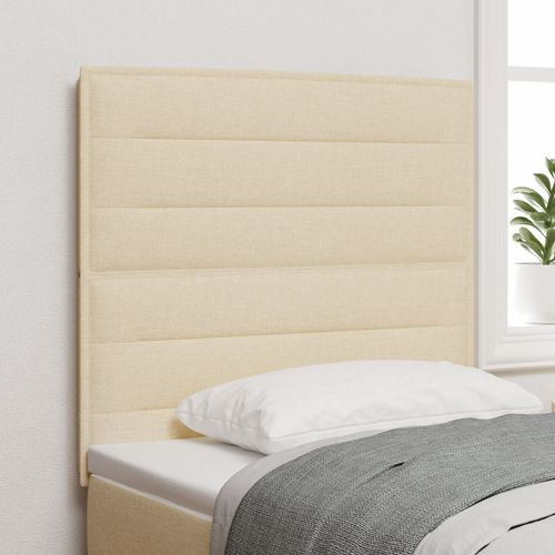 Vidaxl Tête De Lit Crème Tissu 80 Cm Tête De Lit Rectangulaire