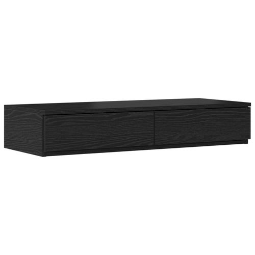 Vidaxl Cadre De Lit Chêne Noir 80x200 Cm