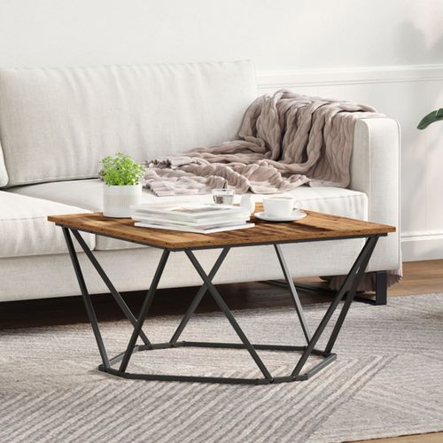 Table Basse Vidaxl Bois Ancien Bois Massif De Récupération Moyenne