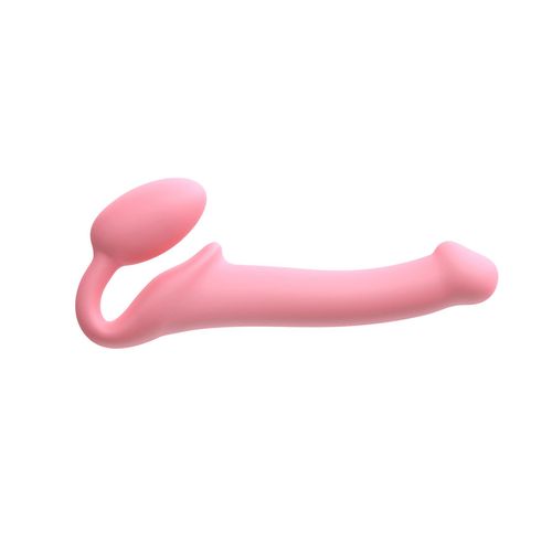 Strap-On Semi-Réaliste Bendable Rose - Strap-On-Me Taille M - Rose