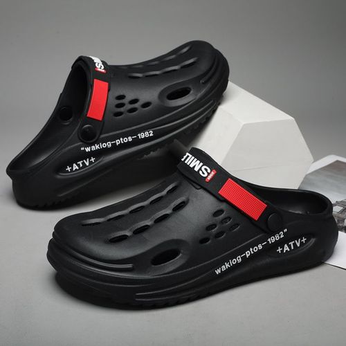 Grande Taille 47 Mode Hommes Sandales De Plage Sabots D'extérieur Pantoufles D'intérieur Confortables Tendance Hommes Chaussures Décontractées Maison Chaussures De Jardin Sandales