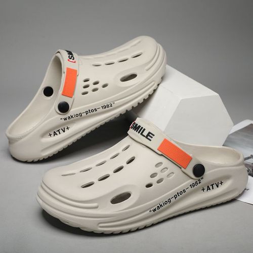 Grande Taille 47 Mode Hommes Sandales De Plage Sabots D'extérieur Pantoufles D'intérieur Confortables Tendance Hommes Chaussures Décontractées Maison Chaussures De Jardin Sandales