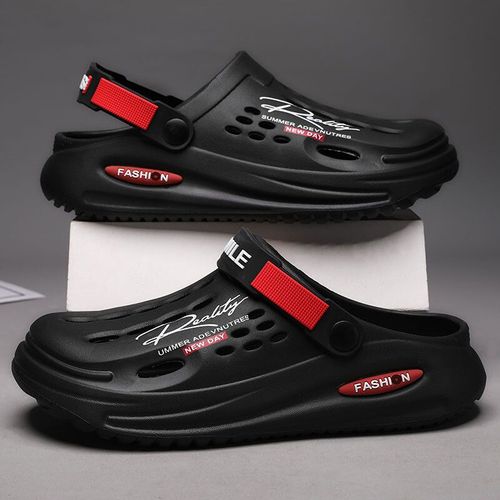Grande Taille 47 Mode Hommes Sandales De Plage Sabots D'extérieur Pantoufles D'intérieur Confortables Tendance Hommes Chaussures Décontractées Maison Chaussures De Jardin Sandales