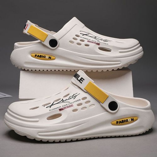 Grande Taille 47 Mode Hommes Sandales De Plage Sabots D'extérieur Pantoufles D'intérieur Confortables Tendance Hommes Chaussures Décontractées Maison Chaussures De Jardin Sandales