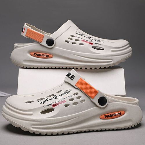 Grande Taille 47 Mode Hommes Sandales De Plage Sabots D'extérieur Pantoufles D'intérieur Confortables Tendance Hommes Chaussures Décontractées Maison Chaussures De Jardin Sandales