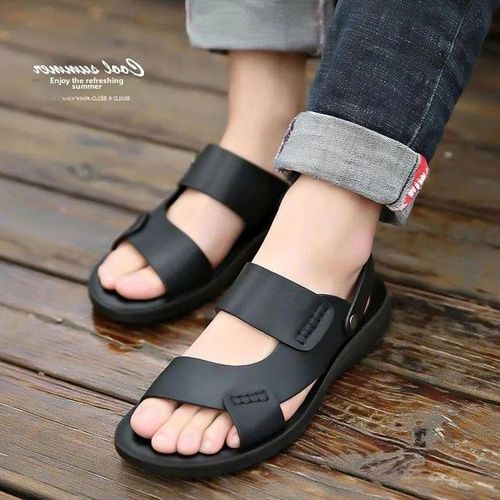 Pantoufles Décontractées Pour Hommes,Avec Semelle Épaisse,Fond Souple,Antidérapantes,Résistantes À L'usure,Chaussures De Plage Imperméables,Sandales D'été
