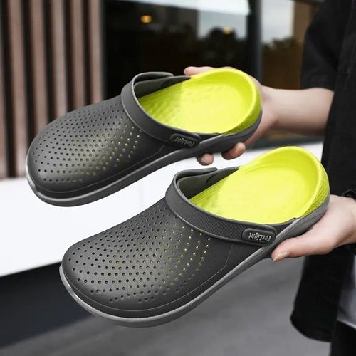 Pantoufles D'été Antidérapantes Pour Hommes,Chaussures De Plage Décontractées,Respirantes,Semelle Eva,Visage En Pvc,Design Transfrontalier,2024
