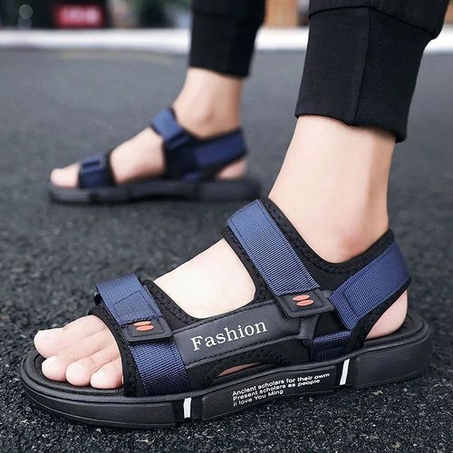 Sandales D'été Décontractées À La Mode Pour Homme,Chaussures De Plage,Semelle En Pvc,Grille Intérieure