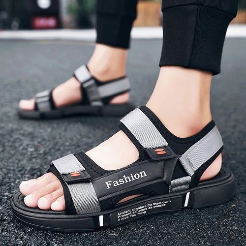 Sandales D'été Décontractées À La Mode Pour Homme,Chaussures De Plage,Semelle En Pvc,Grille Intérieure