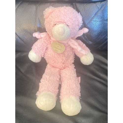 Doudou Ours Bonbon Rose Et Blanc Doudou Et Compagnie 30cm