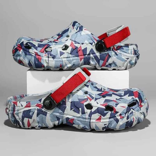 Sandales D'été Pour Hommes,Sabots D'extérieur,Pantoufles À Fond Épais,Sabots De Jardin,Chaussures De Maison,Sandales Décontractées À Trous,Grande Taille 46 47