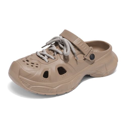 Sandales De Plage De Sport Pour Hommes,Pantoufles Décontractées À Fond Épais,À Double Usage,Chaussures De Pataugeoire Pour Jeunes,Mocassins Respirants À Enfiler,Été