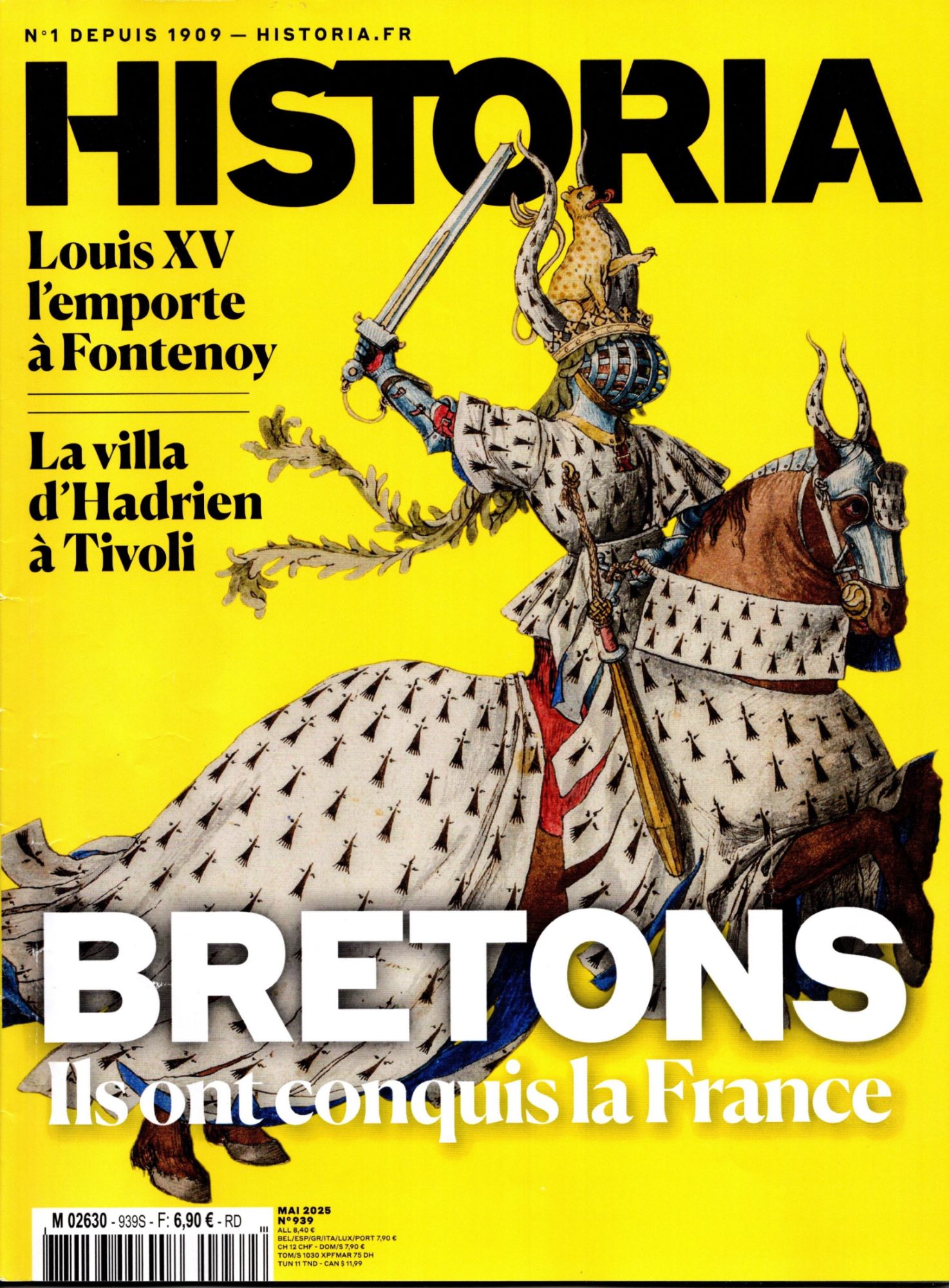 Historia N° 939: Bretons, Ils Ont Conquis La France.