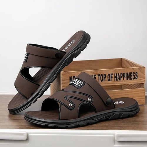 Chimsummer-Sandales Coordonnantes Pour Hommes,Chaussures De Plage À La Mode,Pantoufles À Semelle En Pvc