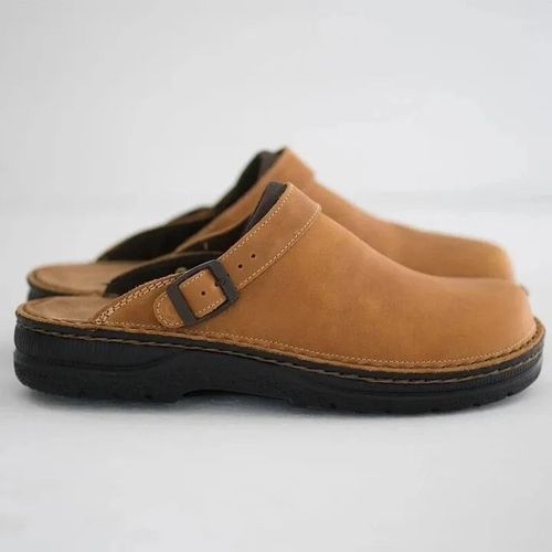 Amazon Talon Plat Hommes Décontracté Polyvalent Grande Taille Unique Chaussure Sandales Pantoufles Semelle En Caoutchouc Chine Fabriqué Sans Marque Chaussures