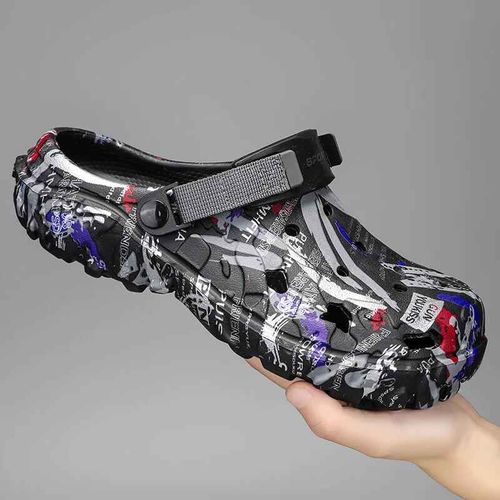 Pantoufles D'été À Plateforme De Camouflage Pour Hommes Et Femmes,Sabots D'extérieur,Sandales De Plage,Eva Souple,Diapositives D'intérieur Pour La Maison,Tongs Pour Amoureux