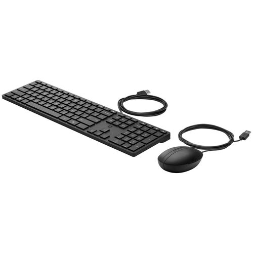 HP Desktop 320MK - Ensemble clavier et souris - full size - USB - Français - noir