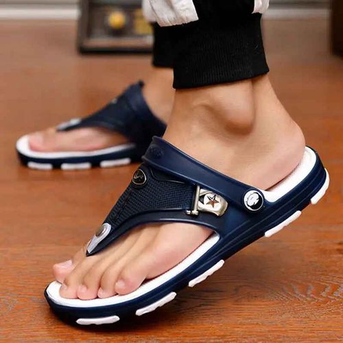 Sandales Hommes Pantoufles En Plein Air Plage Chaussures Décontractées Zapatos De Hombre Intérieur Durable Anti-Dérapant Peep Toe 2023