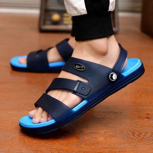 Sandales Hommes Pantoufles En Plein Air Plage Chaussures Décontractées Zapatos De Hombre Intérieur Durable Anti-Dérapant Peep Toe 2023