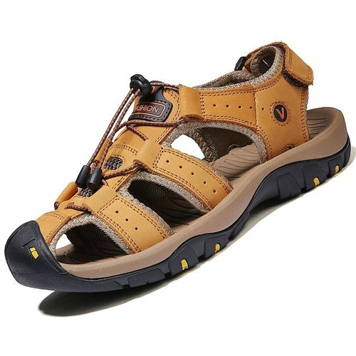 2023 Cuir Hommes Chaussures Été Nouvelle Grande Taille Hommes Sandales Hommes Sandales Mode Sandales Pantoufles Grande Taille 38-47