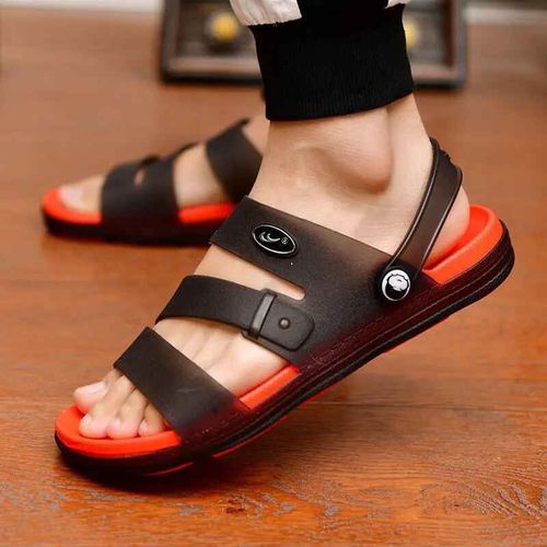 Sandales Hommes Pantoufles En Plein Air Plage Chaussures Décontractées Zapatos De Hombre Intérieur Durable Anti-Dérapant Peep Toe 2023