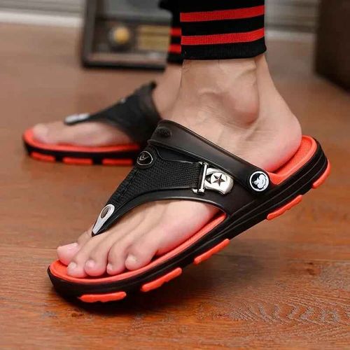 Tongs Pour Hommes Pantoufles De Plage Sandales Chaussures Plates D'été Pour Hommes Pantoufles De Créateur De Mode Antidérapantes Chaussures Décontractées En Caoutchouc 2023