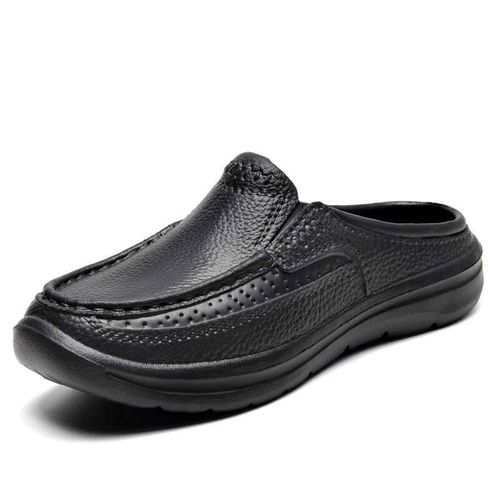 Nouvelles Sandales De Mode Pantoufles De Haute Qualité Sandales De Plage À Semelle Souple Hommes Sans Lacet Chaussures De Conduite Chaussures De Chef Chaussures Eva Respirantes