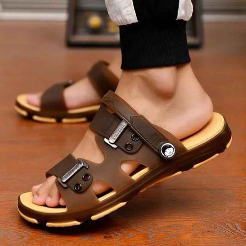 Tongs Pour Hommes Pantoufles De Plage Sandales Chaussures Plates D'été Pour Hommes Pantoufles De Créateur De Mode Antidérapantes Chaussures Décontractées En Caoutchouc 2023