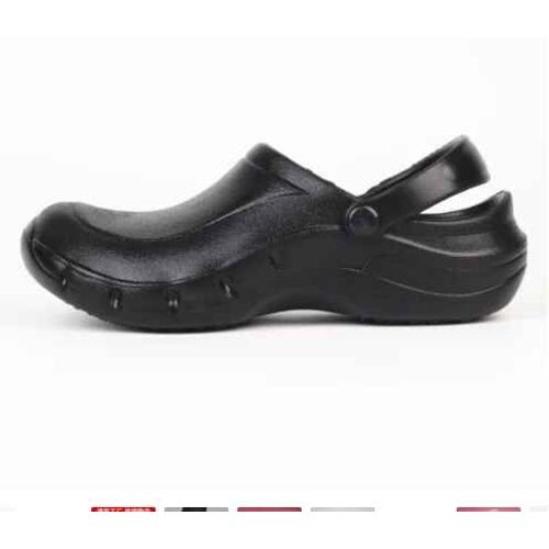 Chaussures De Chef Eva Pour Hommes,Antidérapantes,Imperméables,Résistantes À L'huile,Chaussures De Travail De Cuisine D'hôtel,Sabots De Sécurité De Jardin,Noires,De Haute Qualité