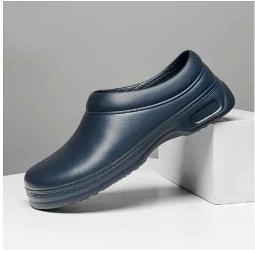 Chaussures De Chef Eva Pour Hommes,Antidérapantes,Imperméables,Résistantes À L'huile,Chaussures De Travail De Cuisine D'hôtel,Sabots De Sécurité De Jardin,Noires,De Haute Qualité