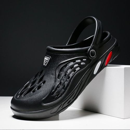 Pantoufles Respirantes Pour Hommes,Sandales Confortables,Chaussures De Jardin Non Ald,Chaussures De Plage Légères,Chaussures À Plateforme Grande Taille 35-49
